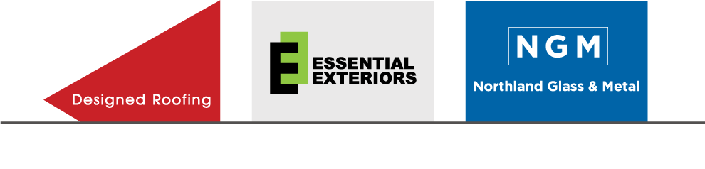 One Contractor | Designed Roofing - Essential Exteriors - NGM Northland Glass & Metal